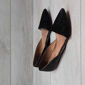 Madewell Women Leather The Pointed Toe Flats shoes sz 7